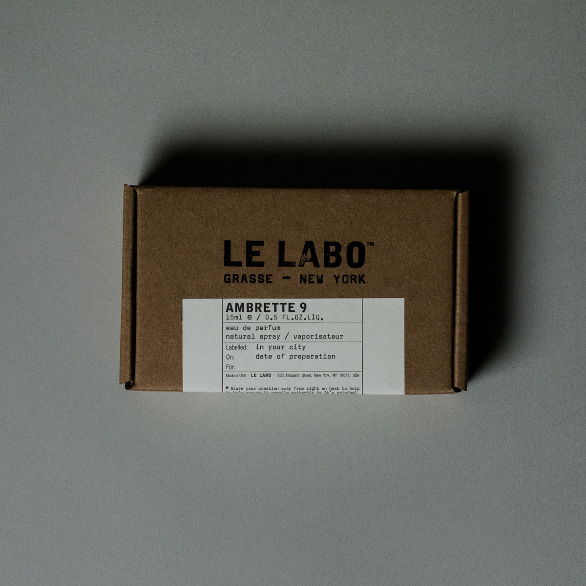 AMBRETTE 9 | Eau De Parfum | Le Labo Fragrances