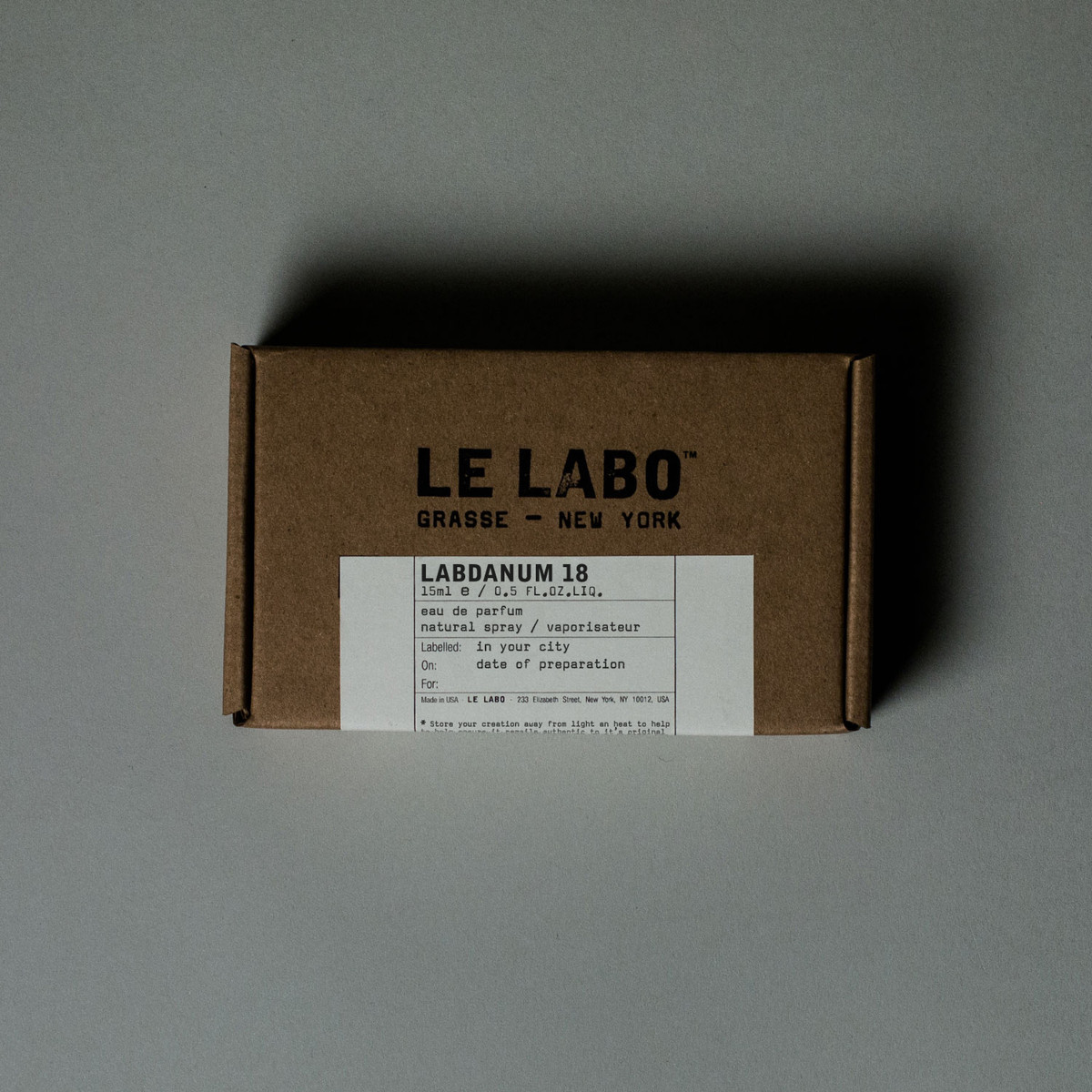 LABDANUM 18 | Eau De Parfum | Le Labo Fragrances