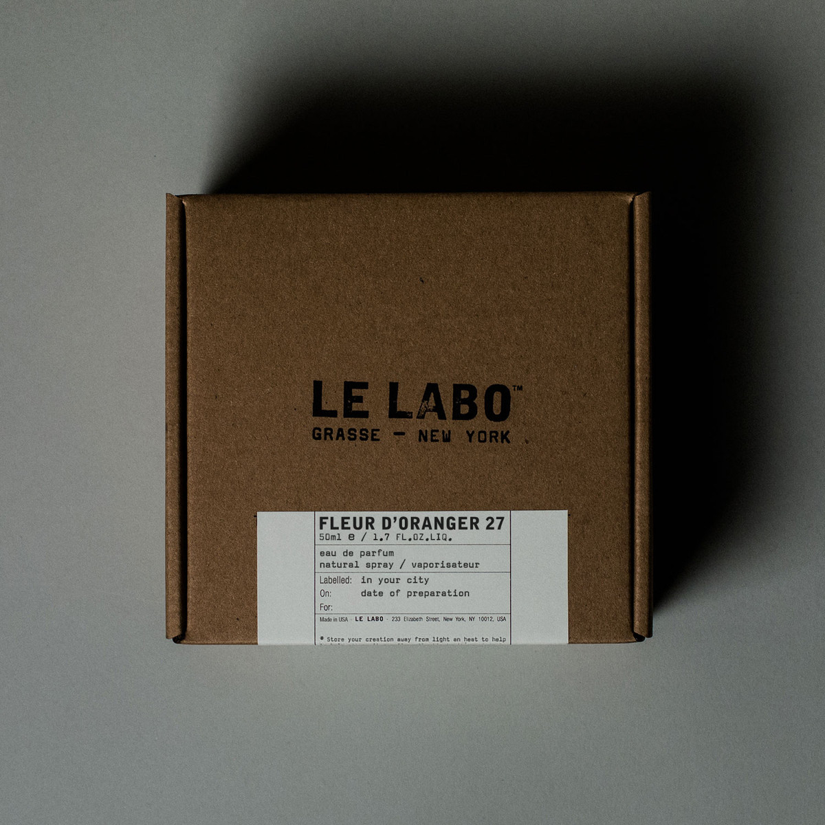 FLEUR D'ORANGER 27 | Sample | Le Labo Fragrances