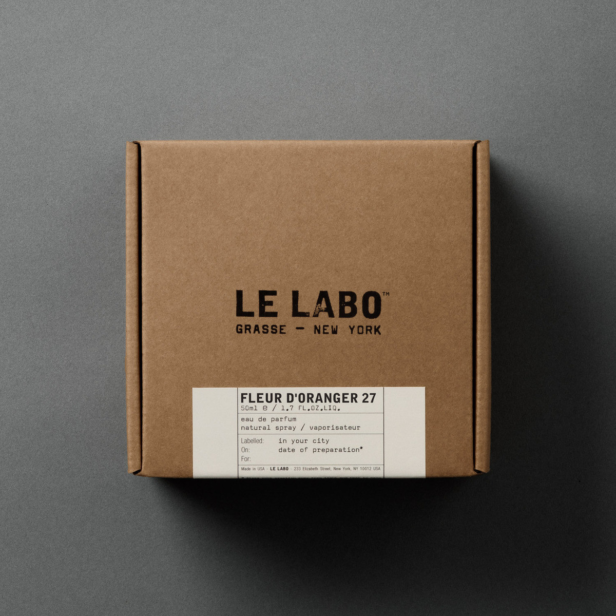 FLEUR D'ORANGER 27 | Sample | Le Labo Fragrances