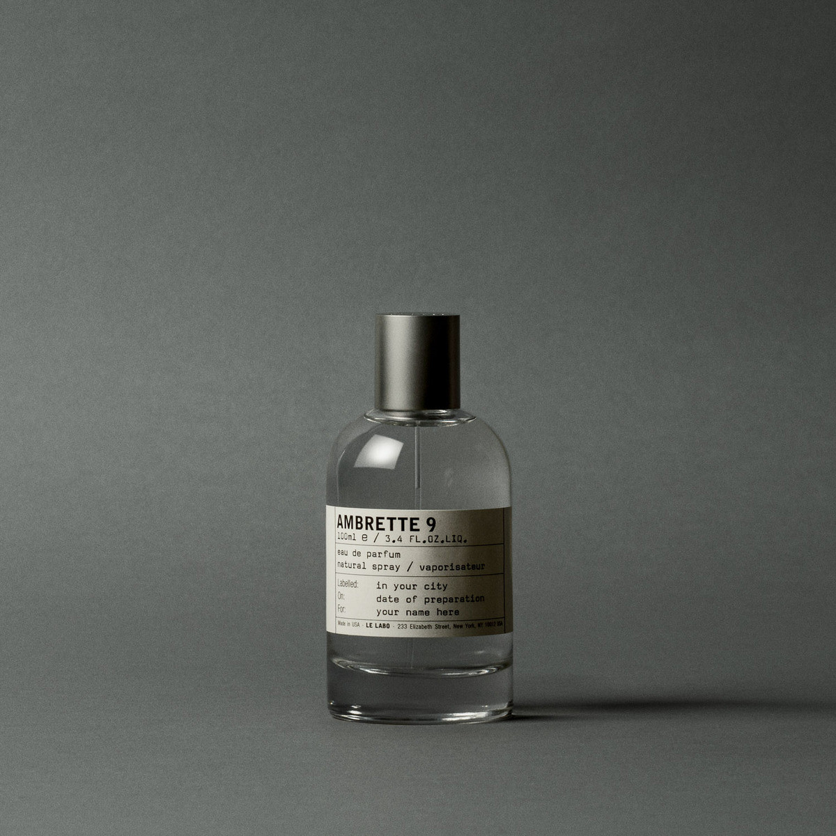 LE LABO AMBRETTE 9 オードパルファム 100ml AMBRETTE 9 | Eau De Parfum | Le Labo Fragrances