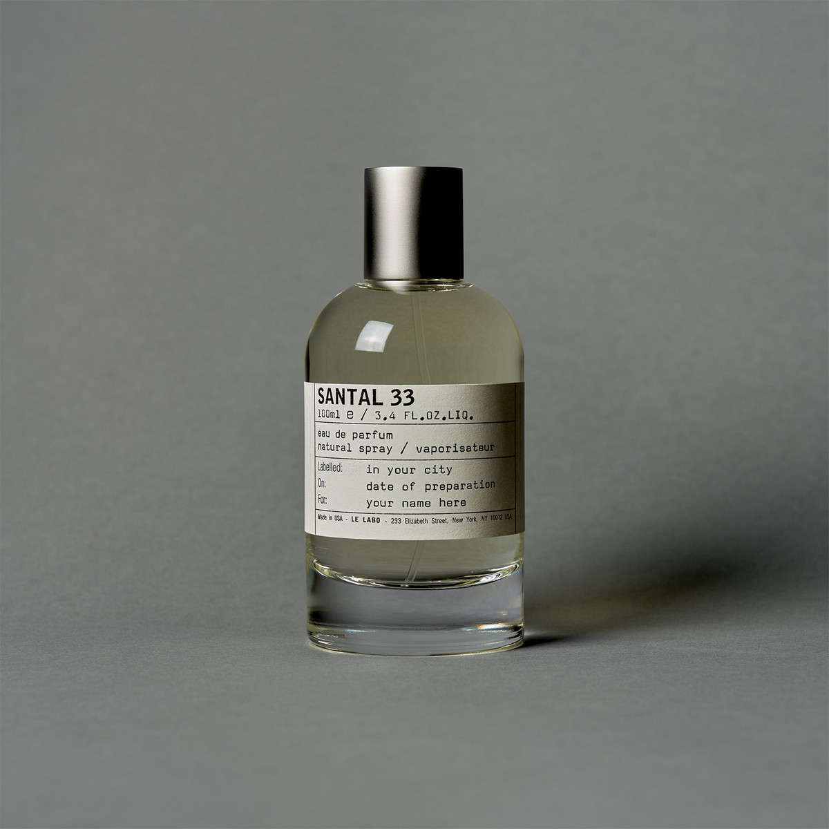 Le Labo Santal 33 Eau de Parfum 3.4 fl.oz / 100 ml