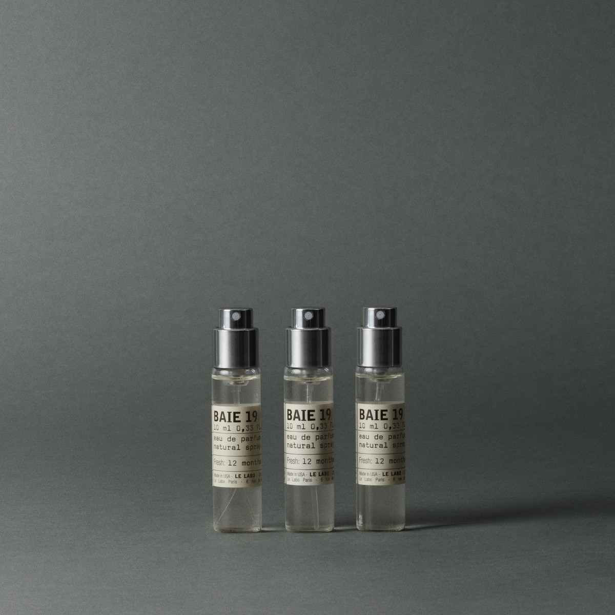 BAIE 19 | Travel Tube Refill Set | Le Labo Fragrances
