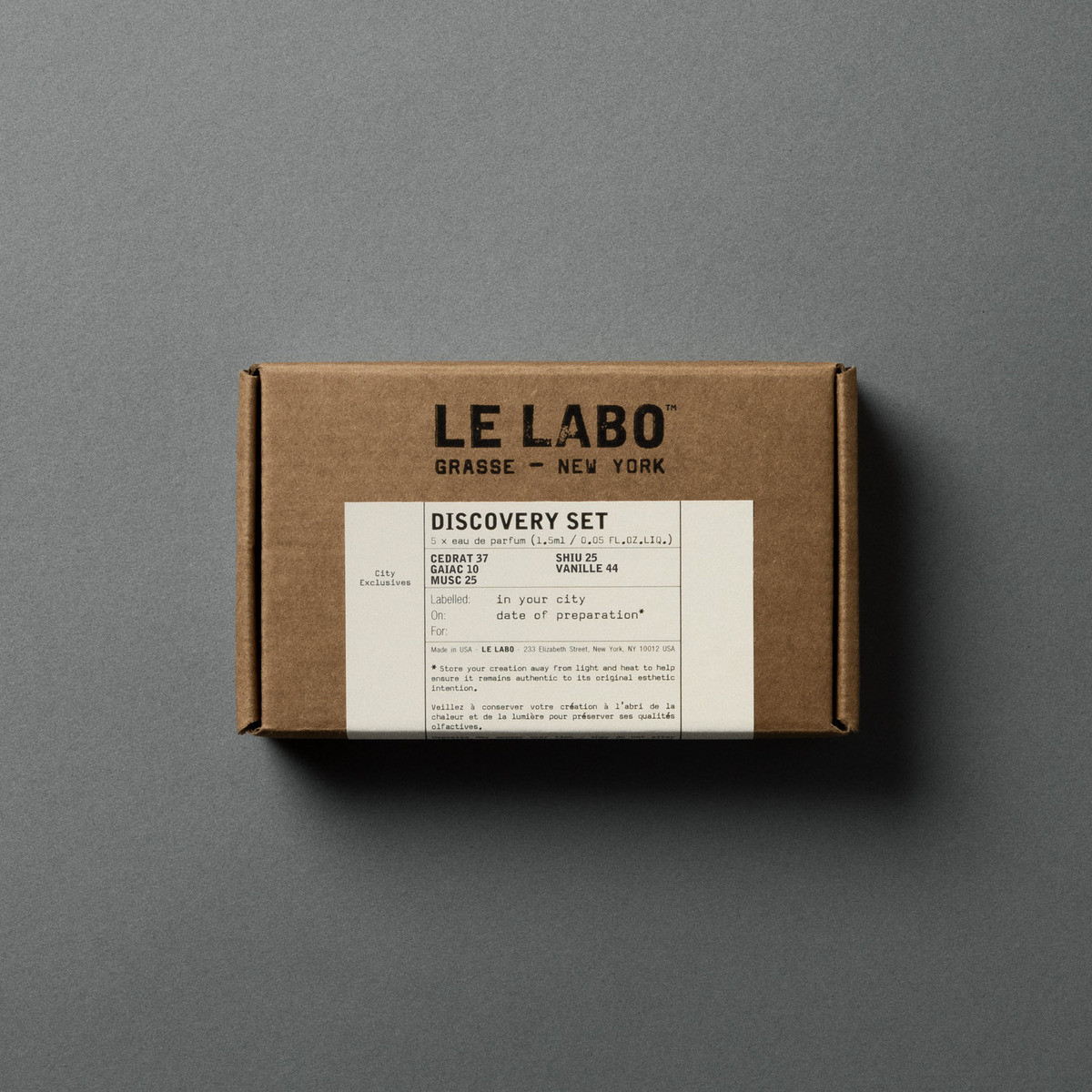 DISCOVERY SET | City Exclusive Collection | 10 x 7ml | Le Labo