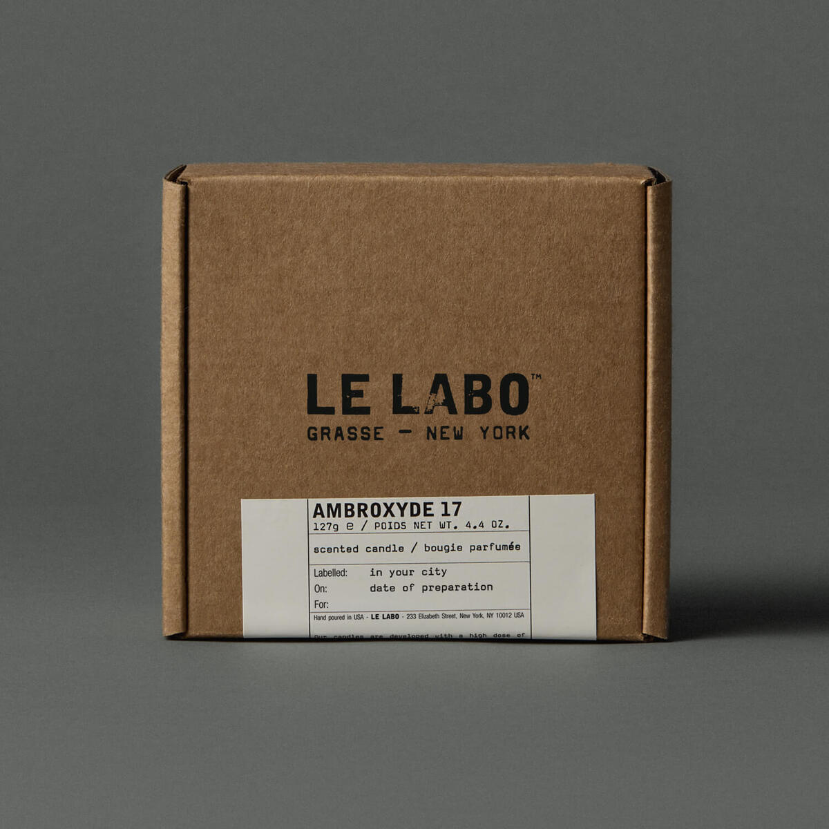 AMBROXYDE 17 | Classic Candle | Le Labo Fragrances