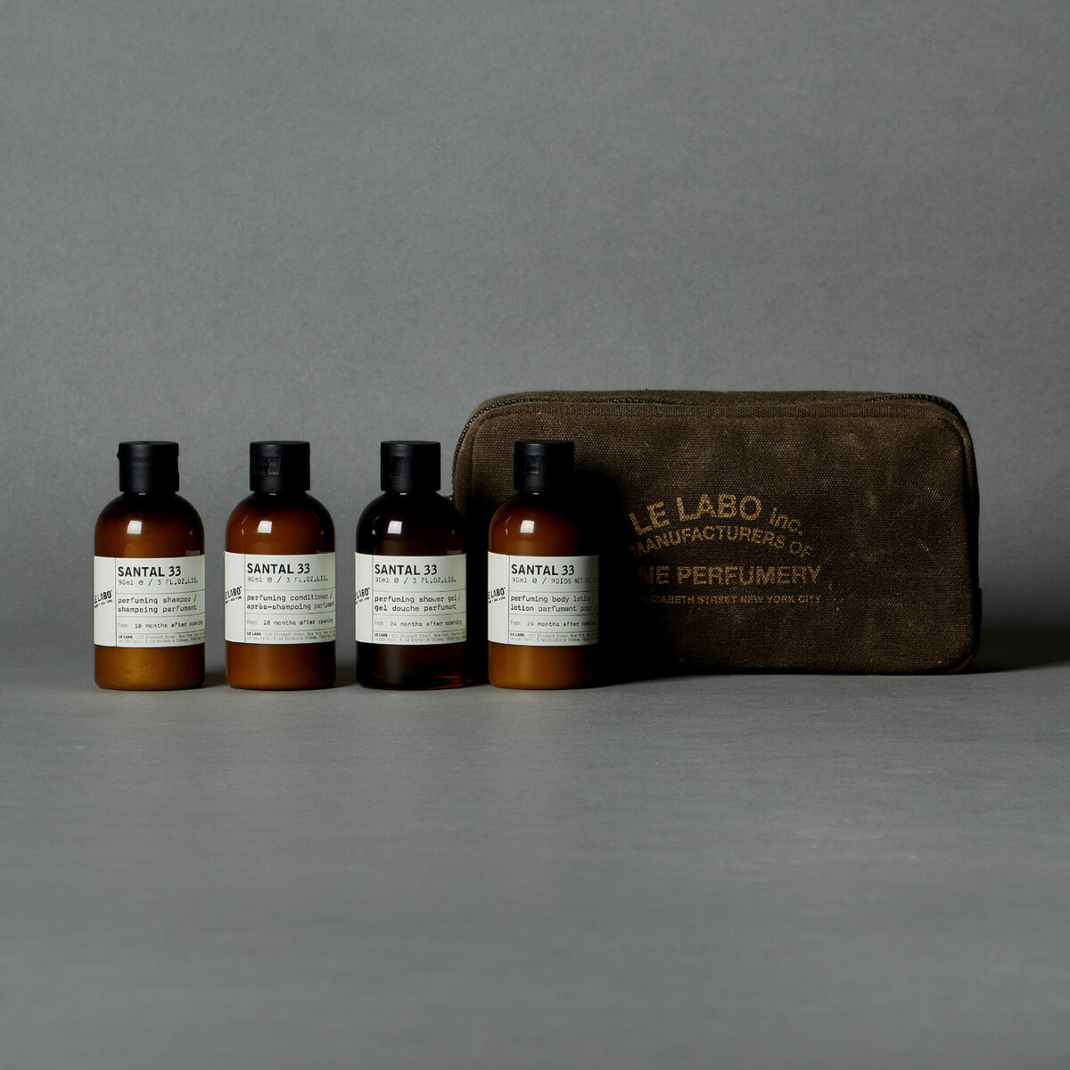 Le Labo Fragrances SANTAL 33 | body & hair travel set